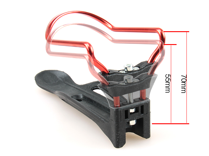 Adjustable Bicycle Water Bottle Cage, Aluminum Alloy & ABS