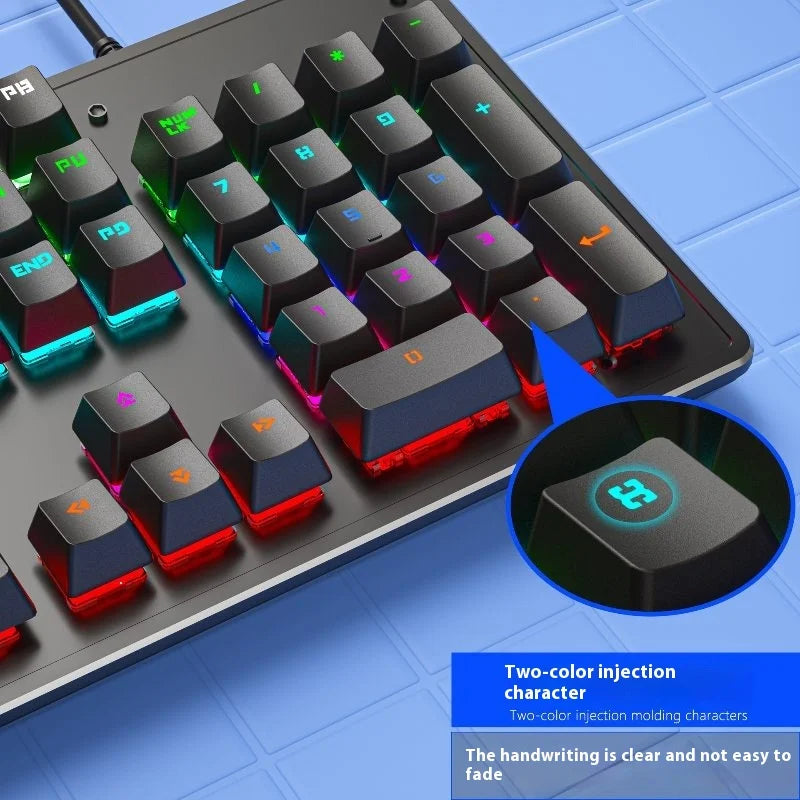 K880 104-Key Hot-Swappable Wired Mechanical Keyboard