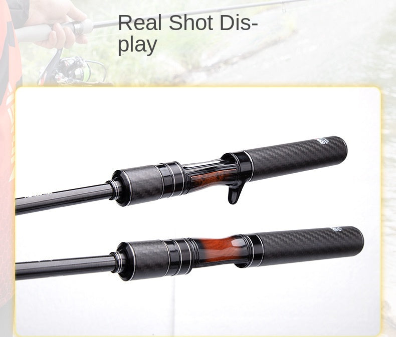 Telescopic Carbon-Fiber Lure Rod, 1.5–1.8 m