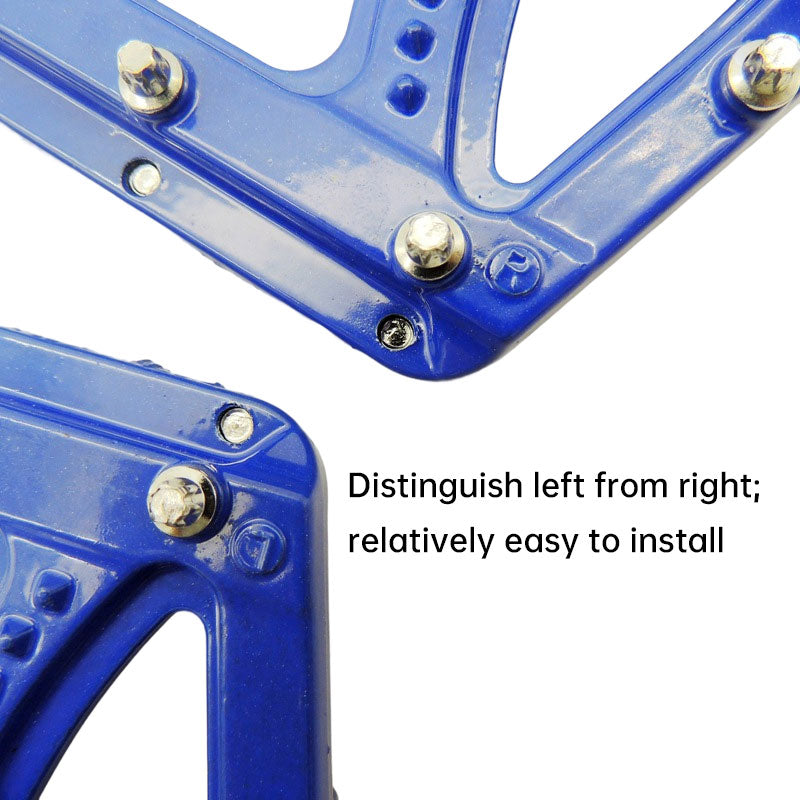 MG-22 Mountain Bike Pedals – Aluminum Alloy with Chrome Molybdenum Steel Axle & 3-Bearing System