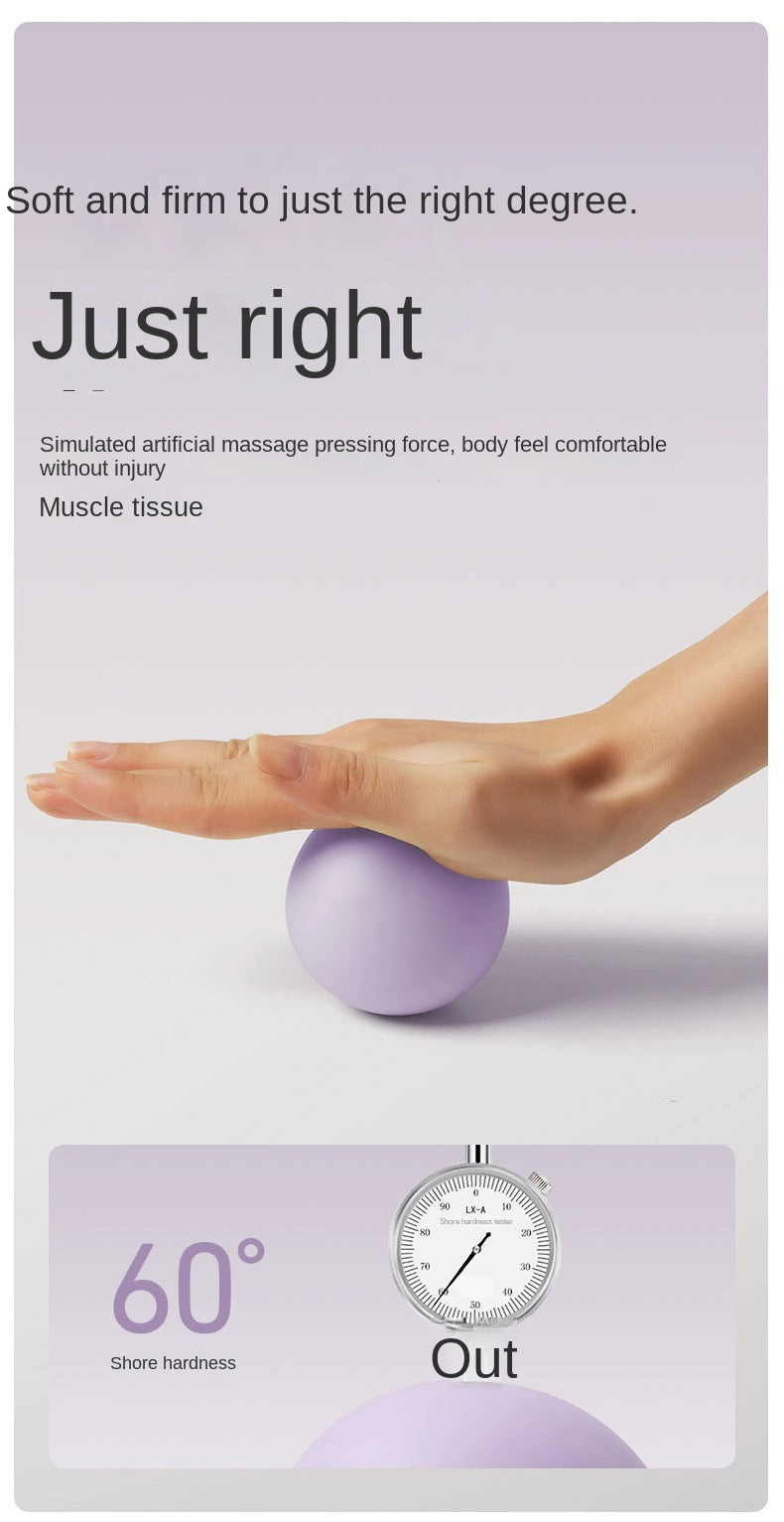 63 mm Silicone Fascia Massage Ball for Yoga and Foot Massage
