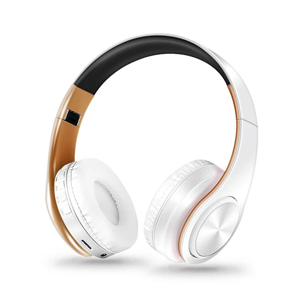 Foldable Bluetooth 5.0 Wireless Headphones with MP3, FM Radio and Microphone
