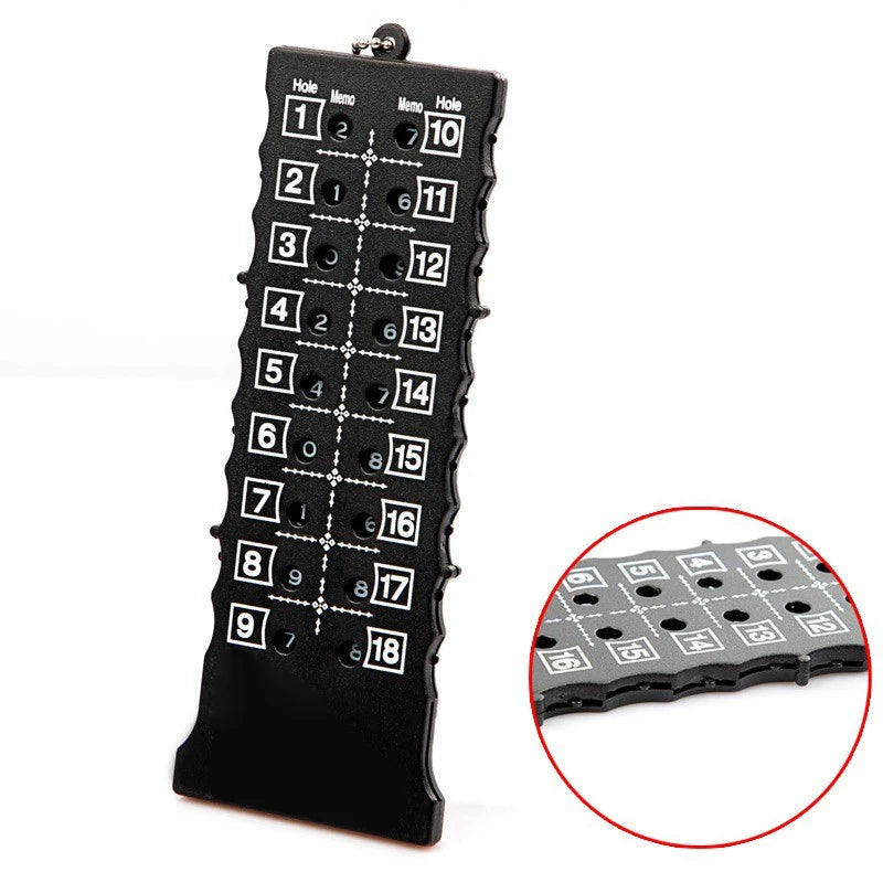 18-Hole Golf Stroke Counter with Ball Chain