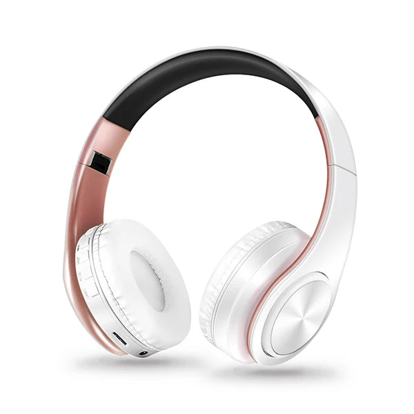 Foldable Bluetooth 5.0 Wireless Headphones with MP3, FM Radio and Microphone