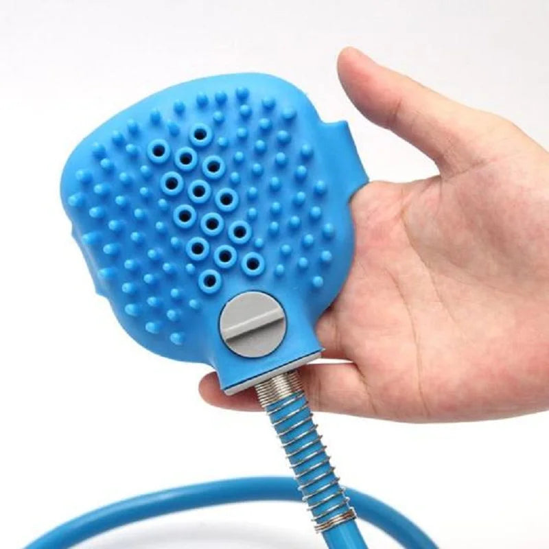 Wearable Pet Bathing Brush & Sprayer Glove – 3-in-1 Spray, Scrub & Massage | 2.5M Hose | Dogs, Cats & Horses