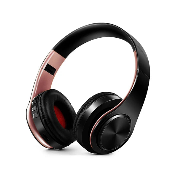 Foldable Bluetooth 5.0 Wireless Headphones with MP3, FM Radio and Microphone