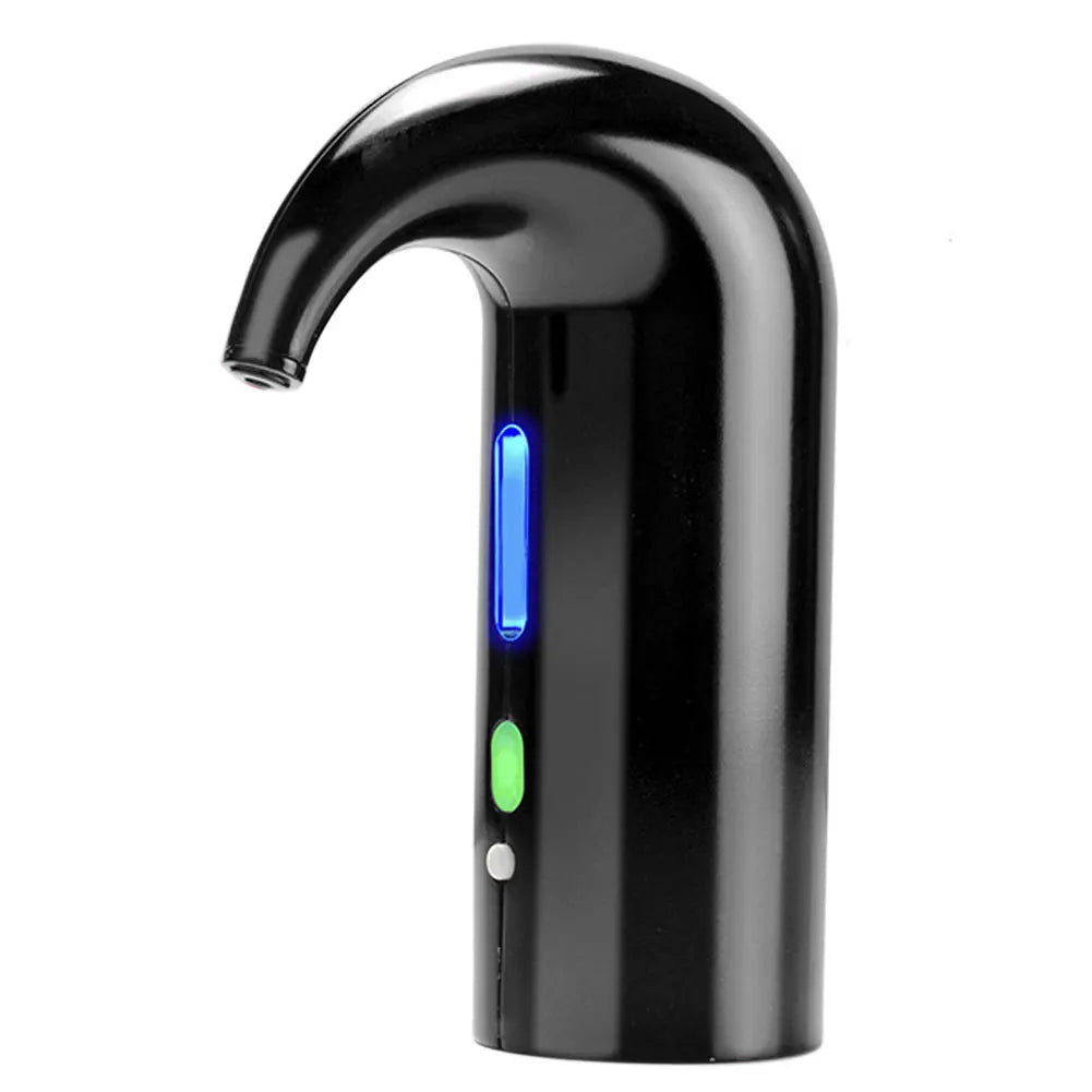 Portable Electric Wine Aerator & Pourer – One-Touch USB Rechargeable Wine Decanter Dispenser | Black, Red & White