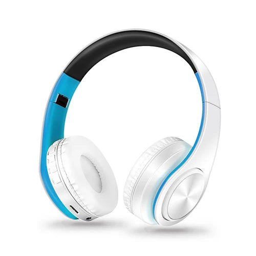Foldable Bluetooth 5.0 Wireless Headphones with MP3, FM Radio and Microphone