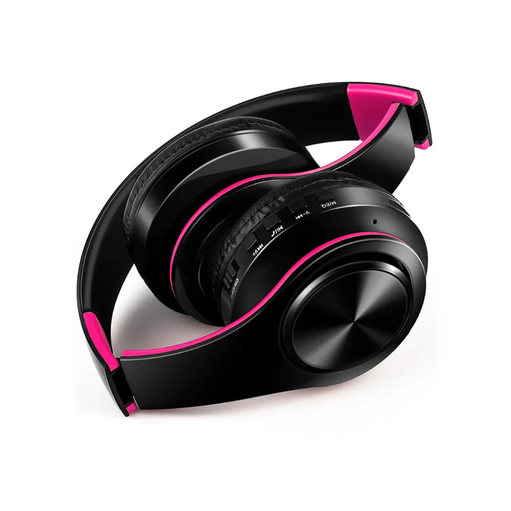 Foldable Bluetooth 5.0 Wireless Headphones with MP3, FM Radio and Microphone