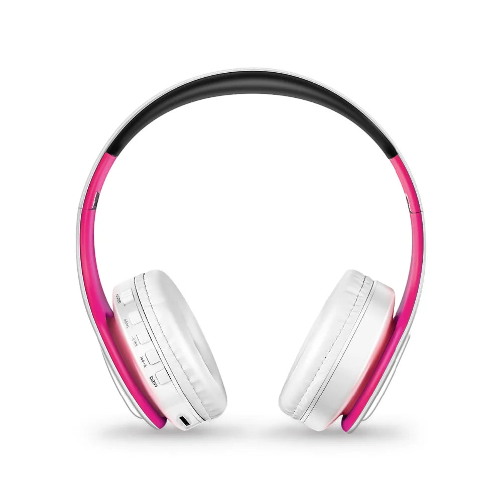 Foldable Bluetooth 5.0 Wireless Headphones with MP3, FM Radio and Microphone