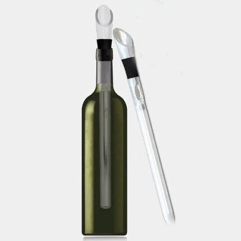 2-in-1 Stainless Steel Wine Chiller Stick & Pourer – Freeze & Serve | Keeps Wine Cold 35–45 Minutes