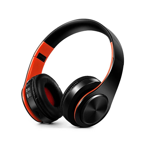 Foldable Bluetooth 5.0 Wireless Headphones with MP3, FM Radio and Microphone