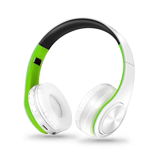 Foldable Bluetooth 5.0 Wireless Headphones with MP3, FM Radio and Microphone