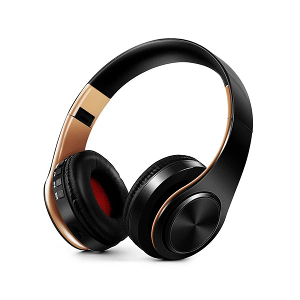 Foldable Bluetooth 5.0 Wireless Headphones with MP3, FM Radio and Microphone