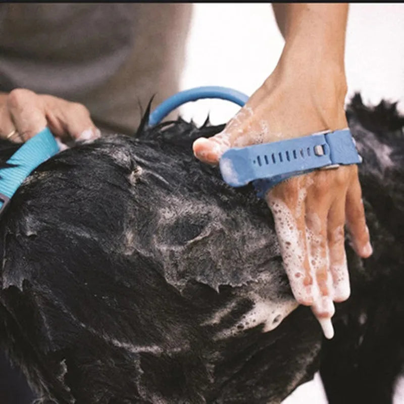 Wearable Pet Bathing Brush & Sprayer Glove – 3-in-1 Spray, Scrub & Massage | 2.5M Hose | Dogs, Cats & Horses