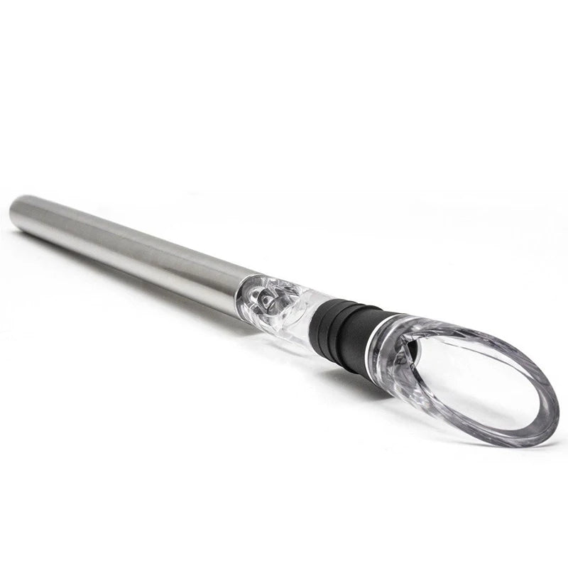 2-in-1 Stainless Steel Wine Chiller Stick & Pourer – Freeze & Serve | Keeps Wine Cold 35–45 Minutes