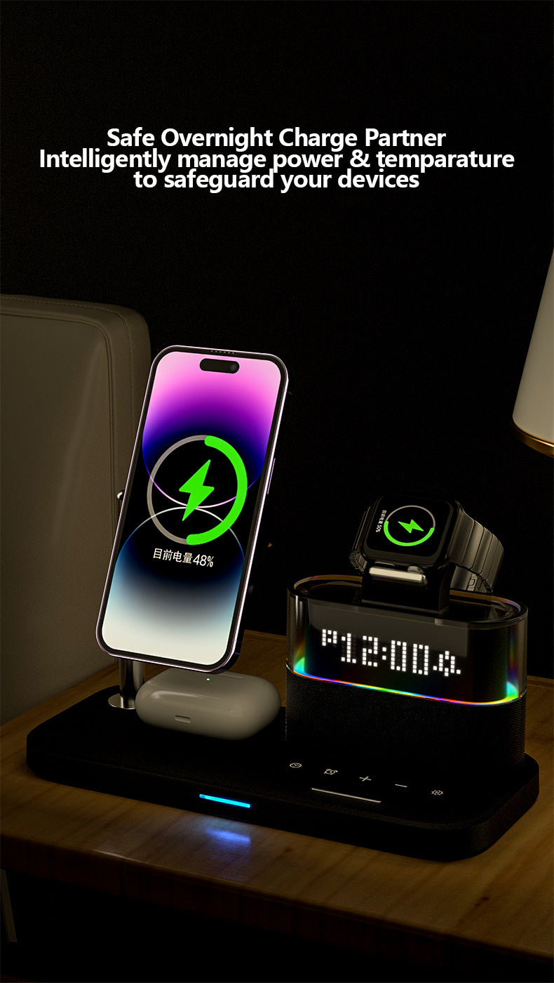 3-in-1 Magnetic Wireless Charger – 25W Fast Charging Station for iPhone, Apple Watch & AirPods