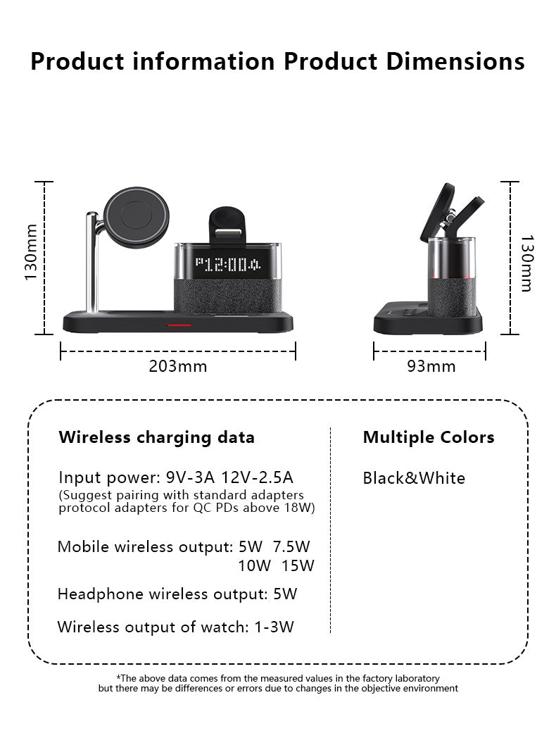 3-in-1 Magnetic Wireless Charger – 25W Fast Charging Station for iPhone, Apple Watch & AirPods
