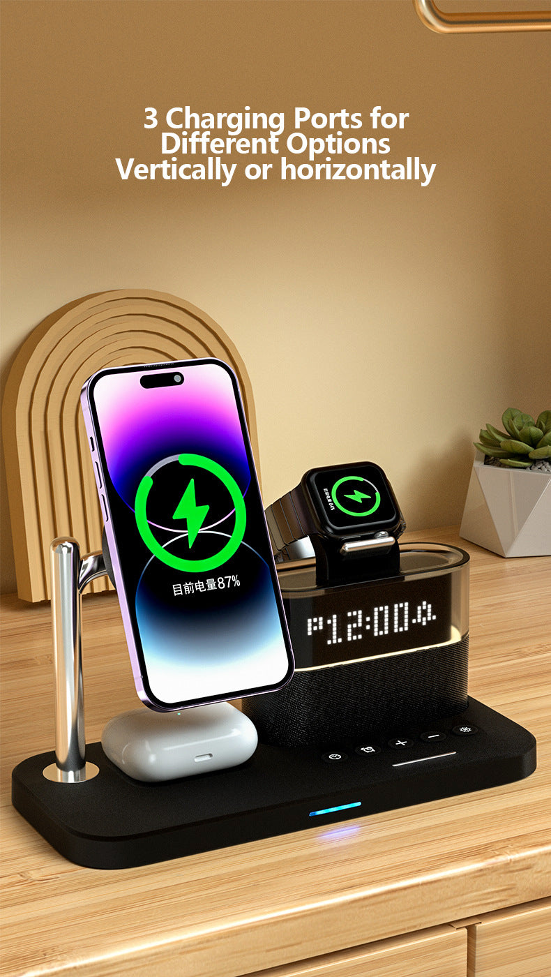 3-in-1 Magnetic Wireless Charger – 25W Fast Charging Station for iPhone, Apple Watch & AirPods