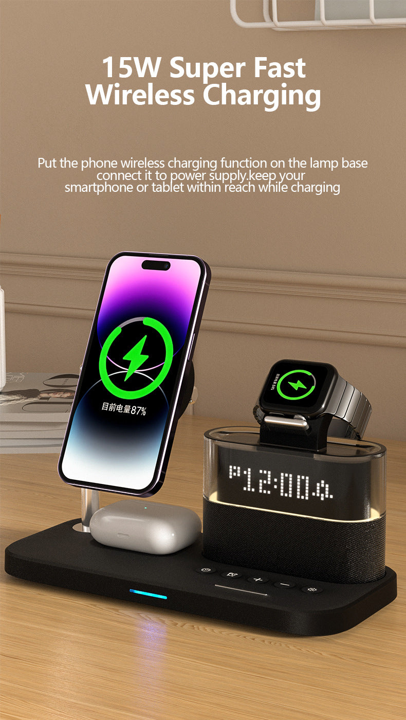 3-in-1 Magnetic Wireless Charger – 25W Fast Charging Station for iPhone, Apple Watch & AirPods