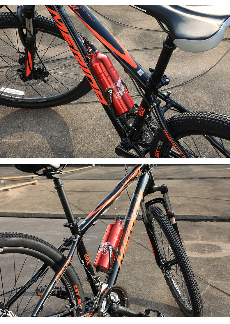 One-Piece Plastic Bicycle Bottle Cage, 55–72 mm Mounting