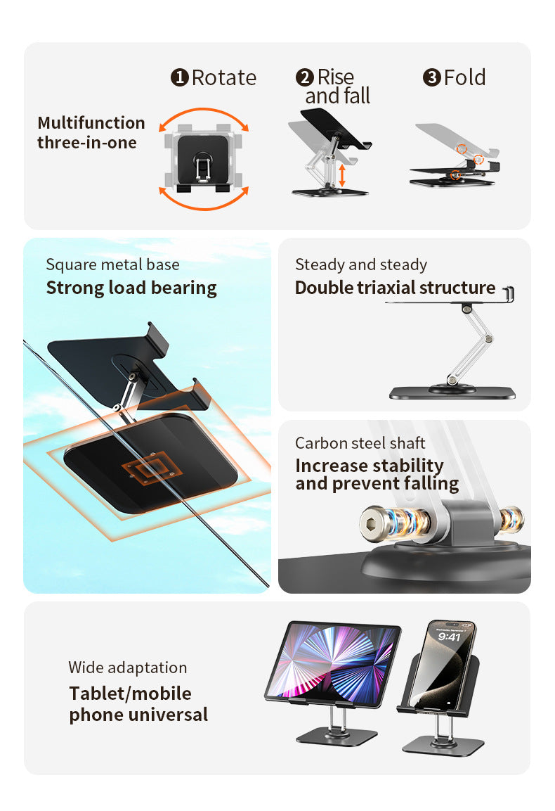 Q18 360° Adjustable Tablet Stand for Desk