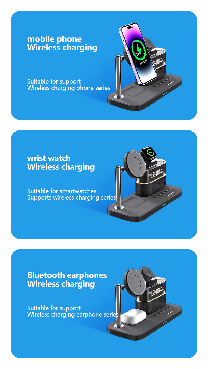 3-in-1 Magnetic Wireless Charger – 25W Fast Charging Station for iPhone, Apple Watch & AirPods