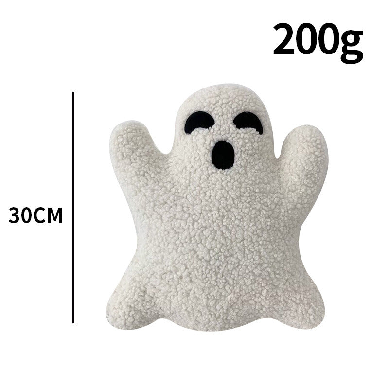 Halloween Ghost Plush Pillow – Cute Spooky Stuffed Toy for Home Decoration