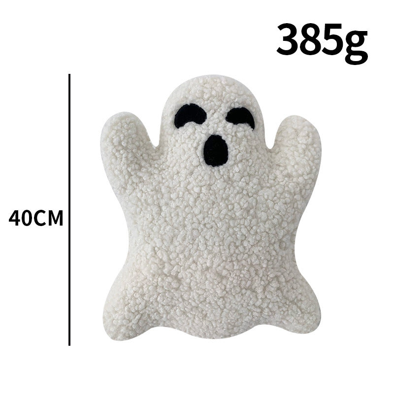 Halloween Ghost Plush Pillow – Cute Spooky Stuffed Toy for Home Decoration