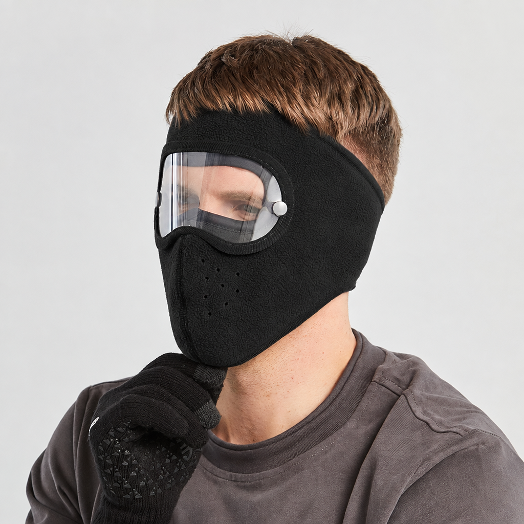 Fleece Balaclava Face Mask with Lens for adults